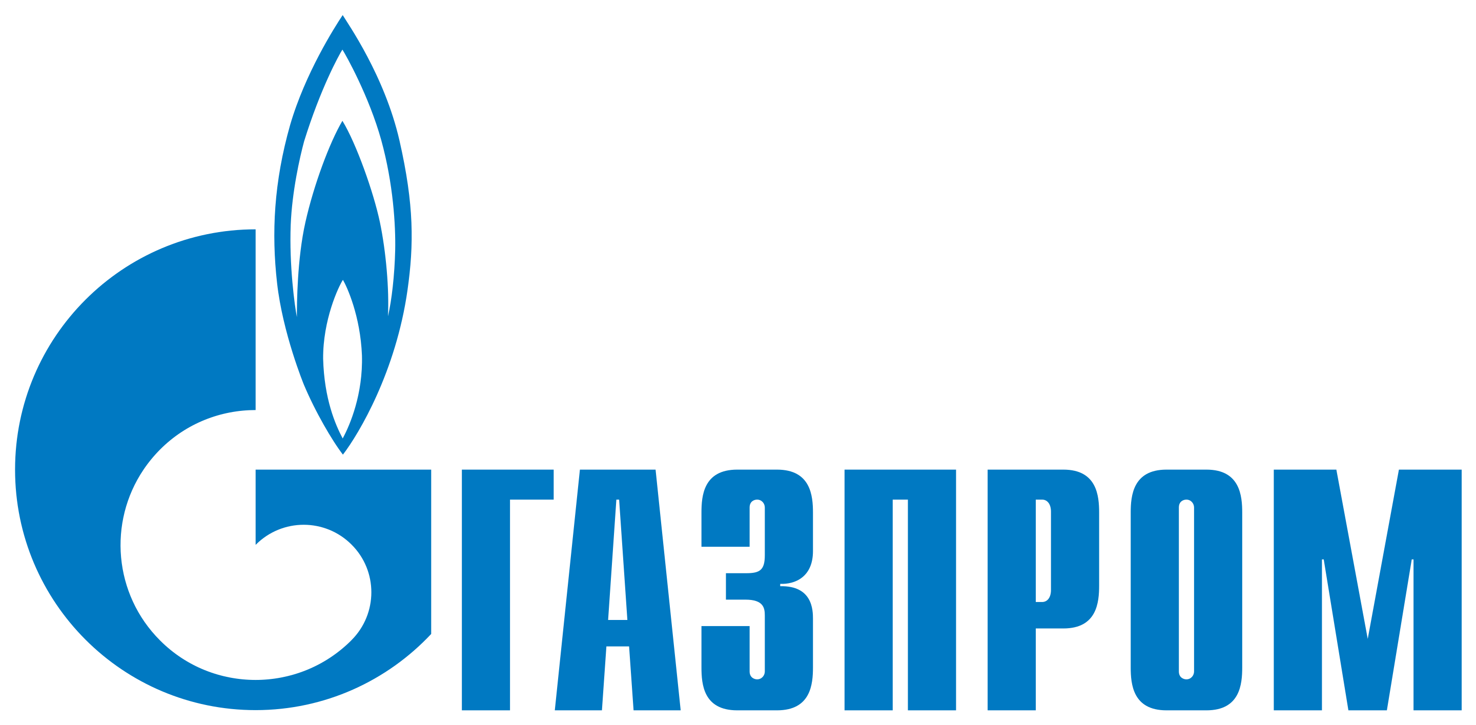 Лого компании Газпром, клиента cleaon.ru  в Ростове-на-Дону